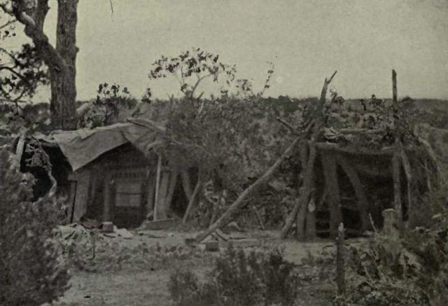 Navajo summer hogan
